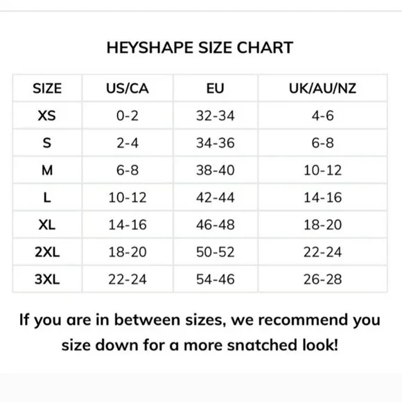 HeyShape Stretchy Snatched Thong Shapewear Bodysuit Neutral Nude Beige XXXL